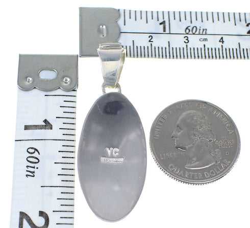 Silver Turquoise Southwest Pendant YX77244
